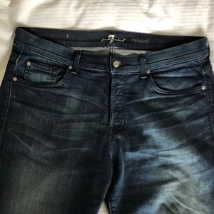 7 jeans 36x32 relaxed fit
